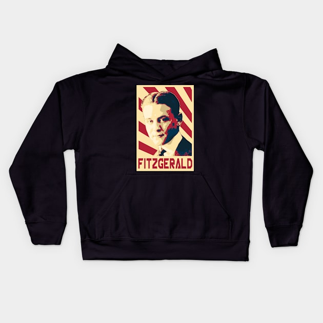 Scott Fitzgerald Kids Hoodie by Nerd_art